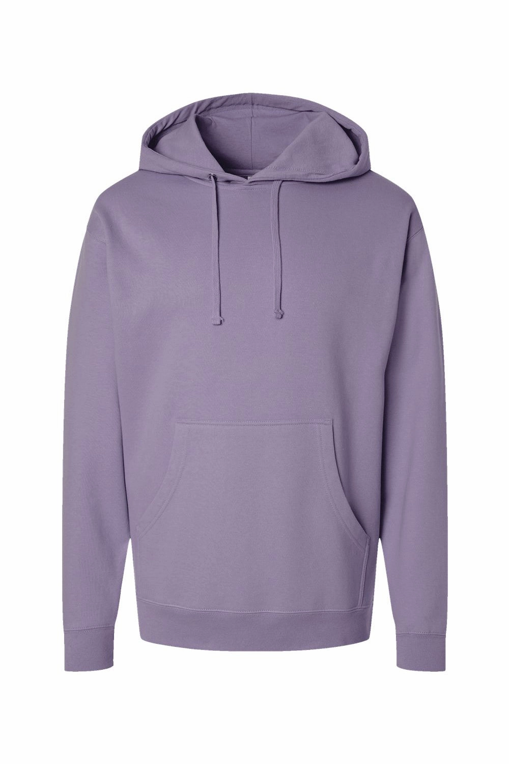 Independent Trading Company Mens Hooded Sweatshirt Hoodie w/ Pouch Pocket - Plum Purple