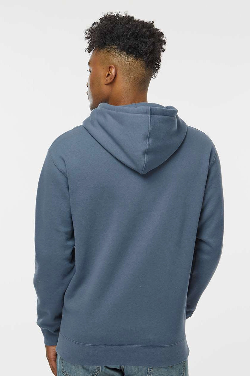 Independent Trading Company Mens Hooded Sweatshirt Hoodie w/ Pouch Pocket - Storm Blue
