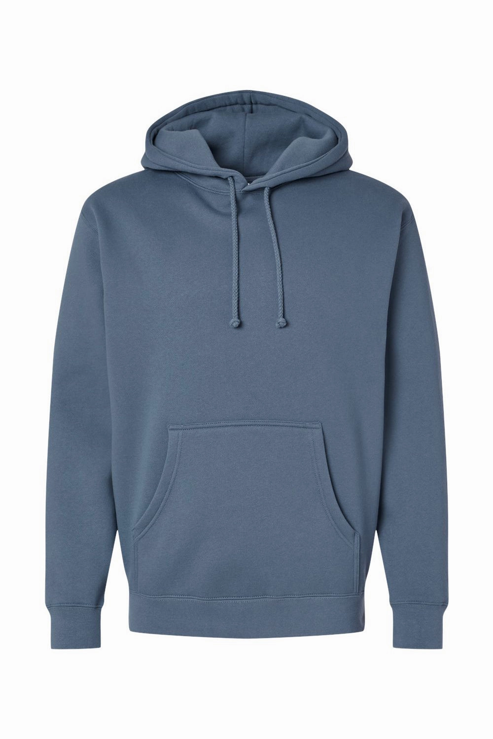 Independent Trading Company Mens Hooded Sweatshirt Hoodie w/ Pouch Pocket - Storm Blue