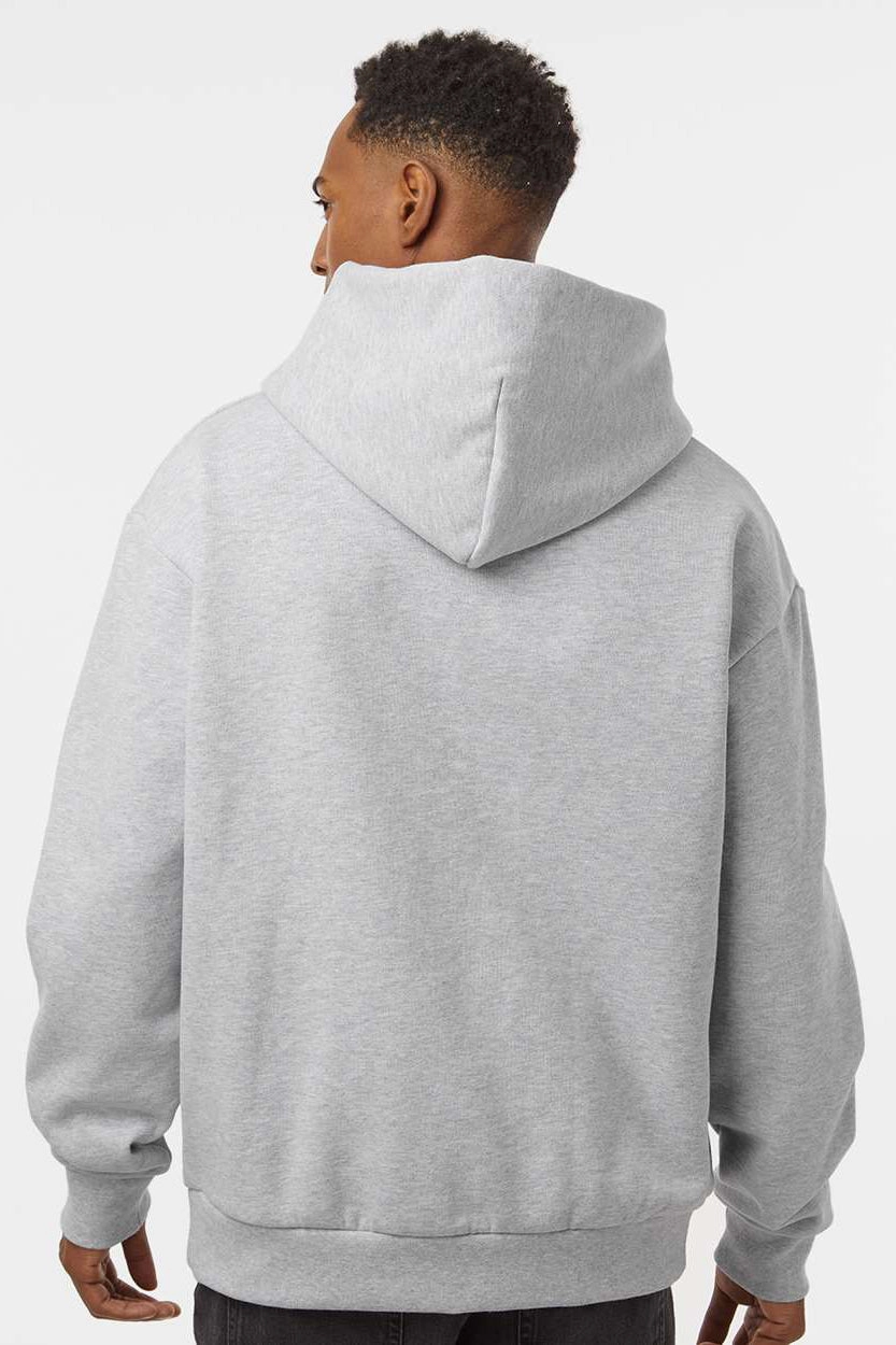 Independent Trading Company Mens Mainstreet Hooded Sweatshirt Hoodie w/ Pouch Pocket - Heather Grey