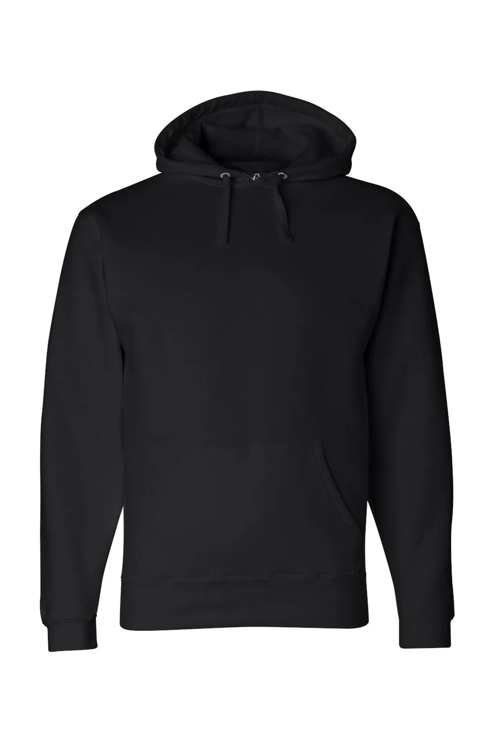 J America Mens Premium Fleece Hooded Sweatshirt Hoodie w/ Pouch Pocket - Black
