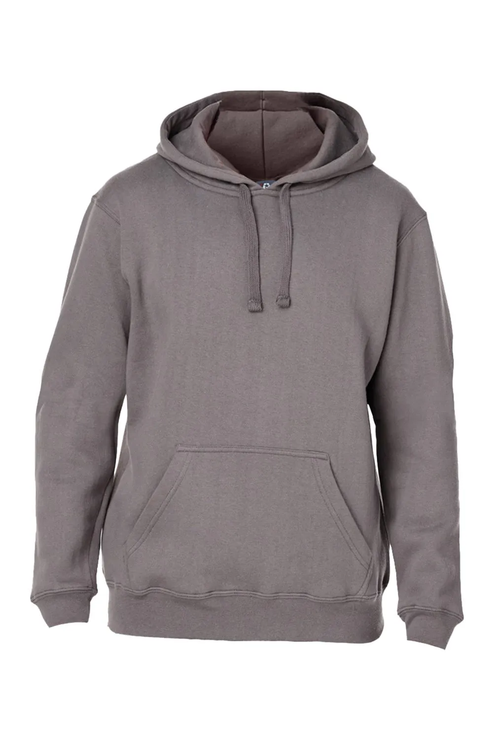 J America Mens Premium Fleece Hooded Sweatshirt Hoodie w/ Pouch Pocket - Fossil Grey