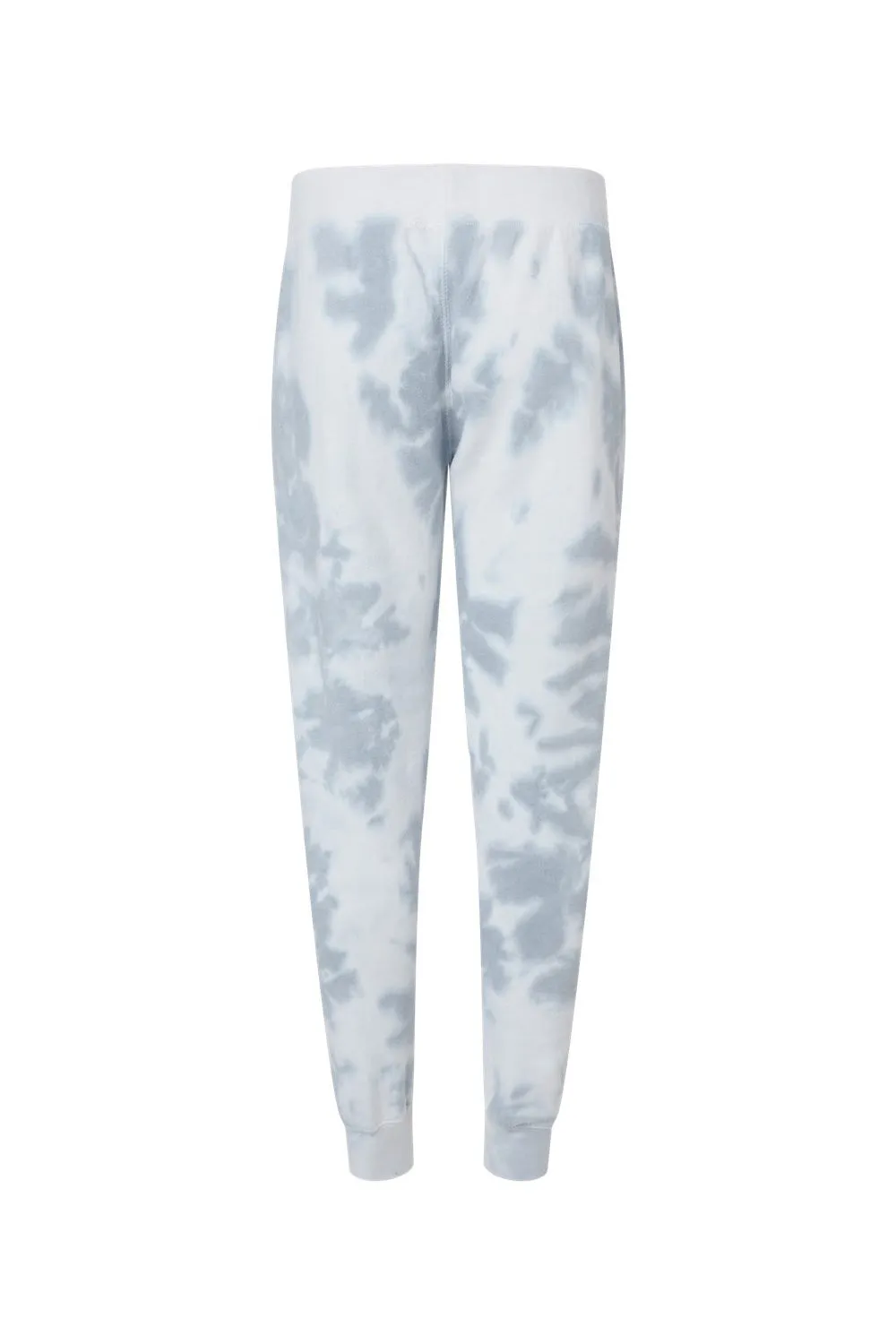 J America Mens Tie-Dye Fleece Jogger Sweatpants w/ Pockets - Grey - Closeout
