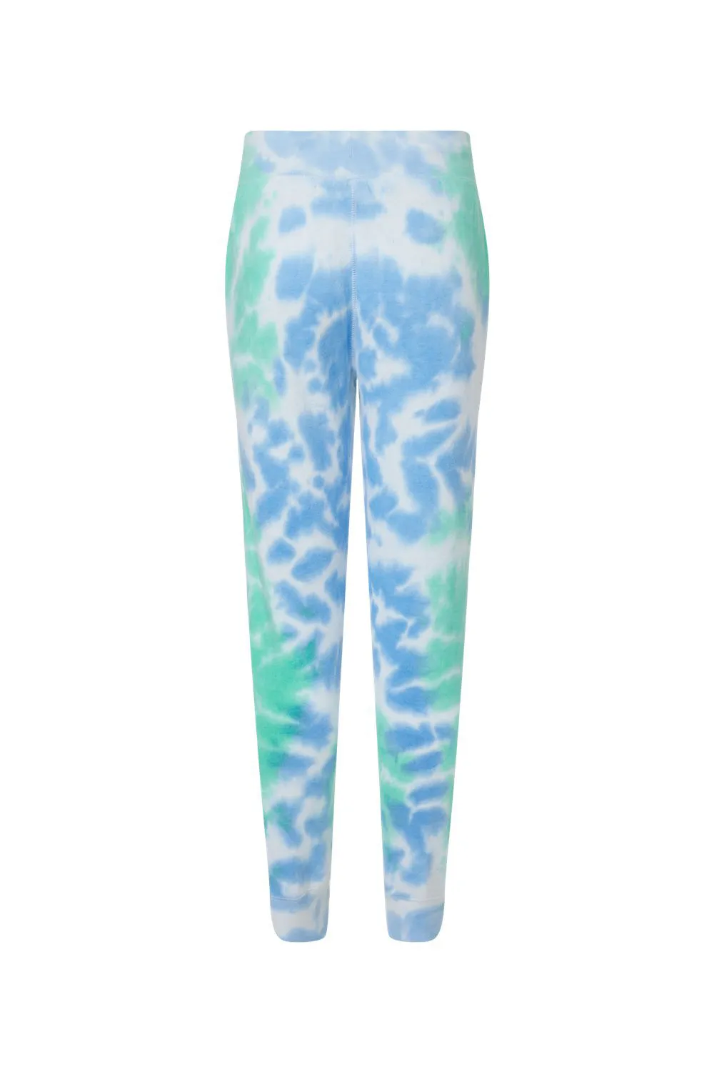 J America Mens Tie-Dye Fleece Jogger Sweatpants w/ Pockets - Lagoon - Closeout