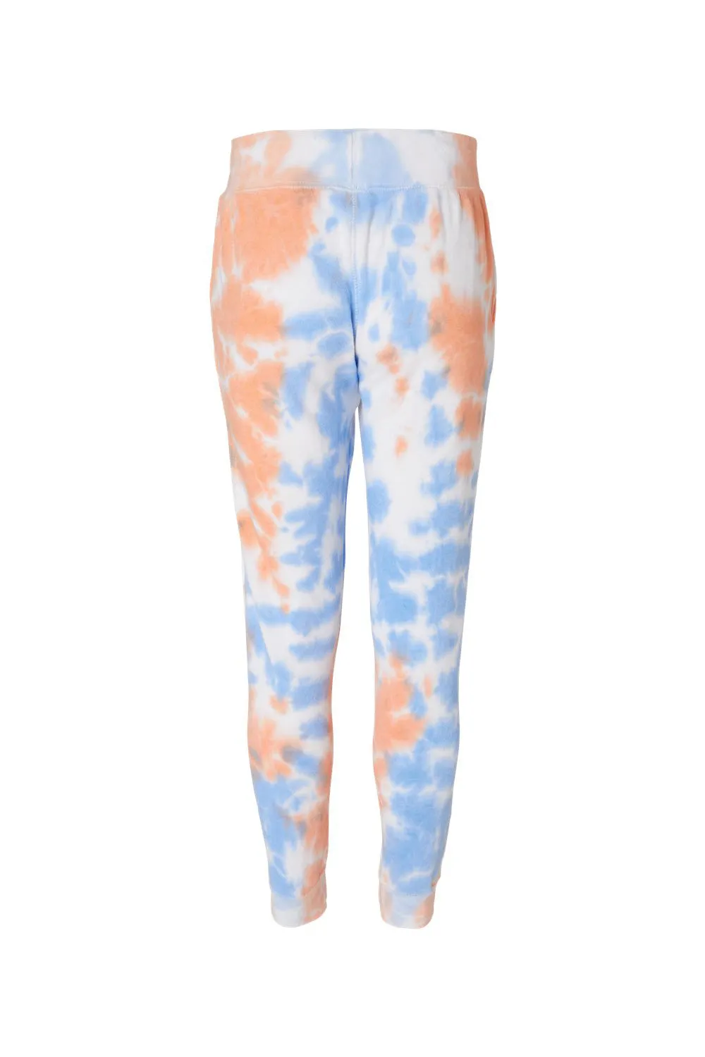 J America Mens Tie-Dye Fleece Jogger Sweatpants w/ Pockets - Sunset - Closeout