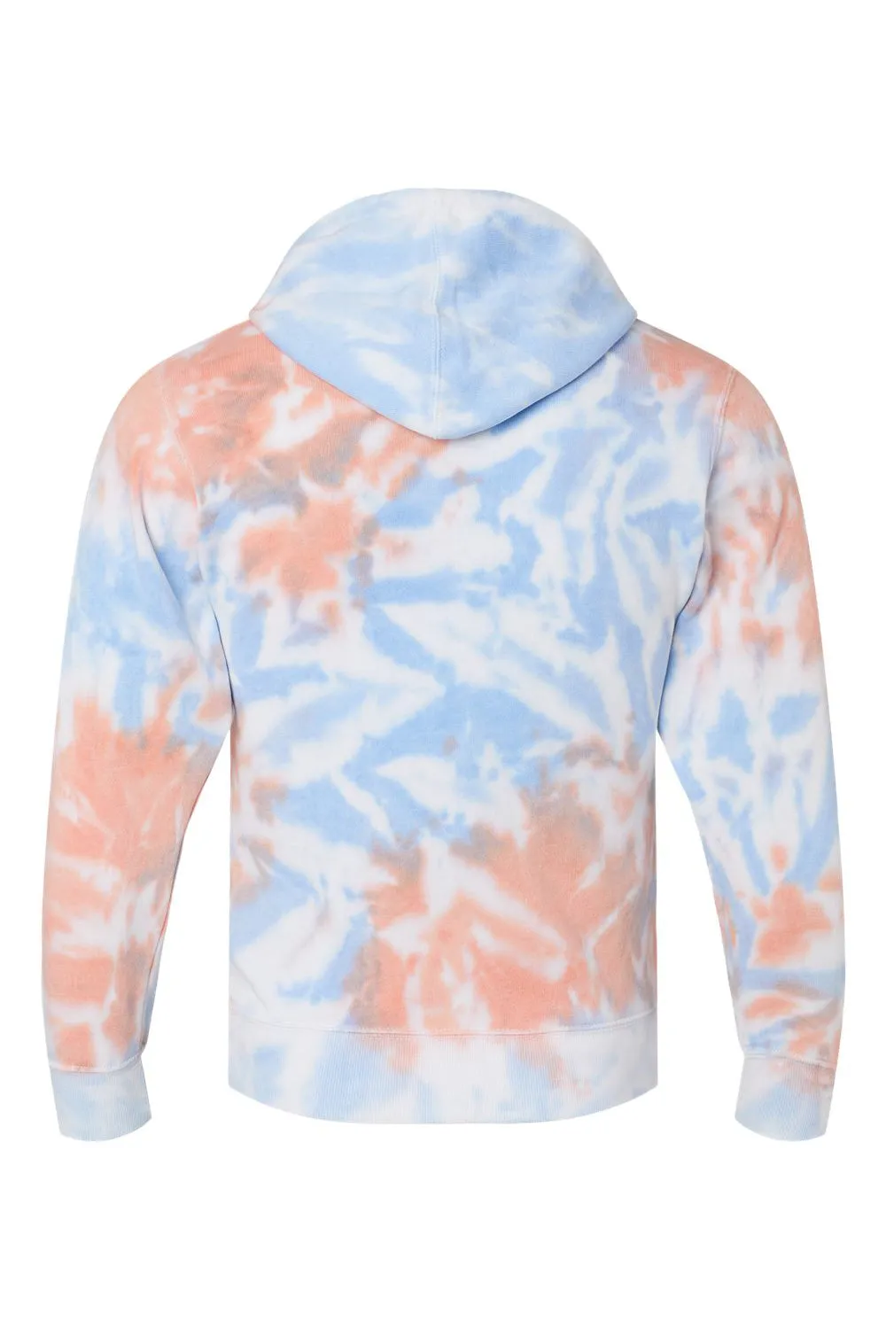 J America Mens Tie-Dye Hooded Sweatshirt Hoodie w/ Pouch Pocket - Sunset