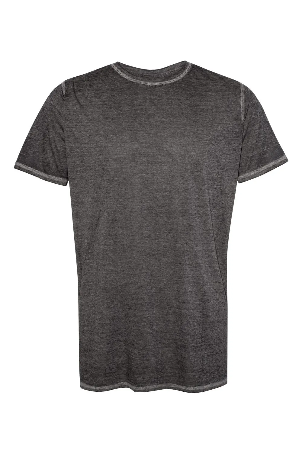 J America Mens Vintage Zen Jersey Short Sleeve Crewneck T-Shirt - Twisted Black