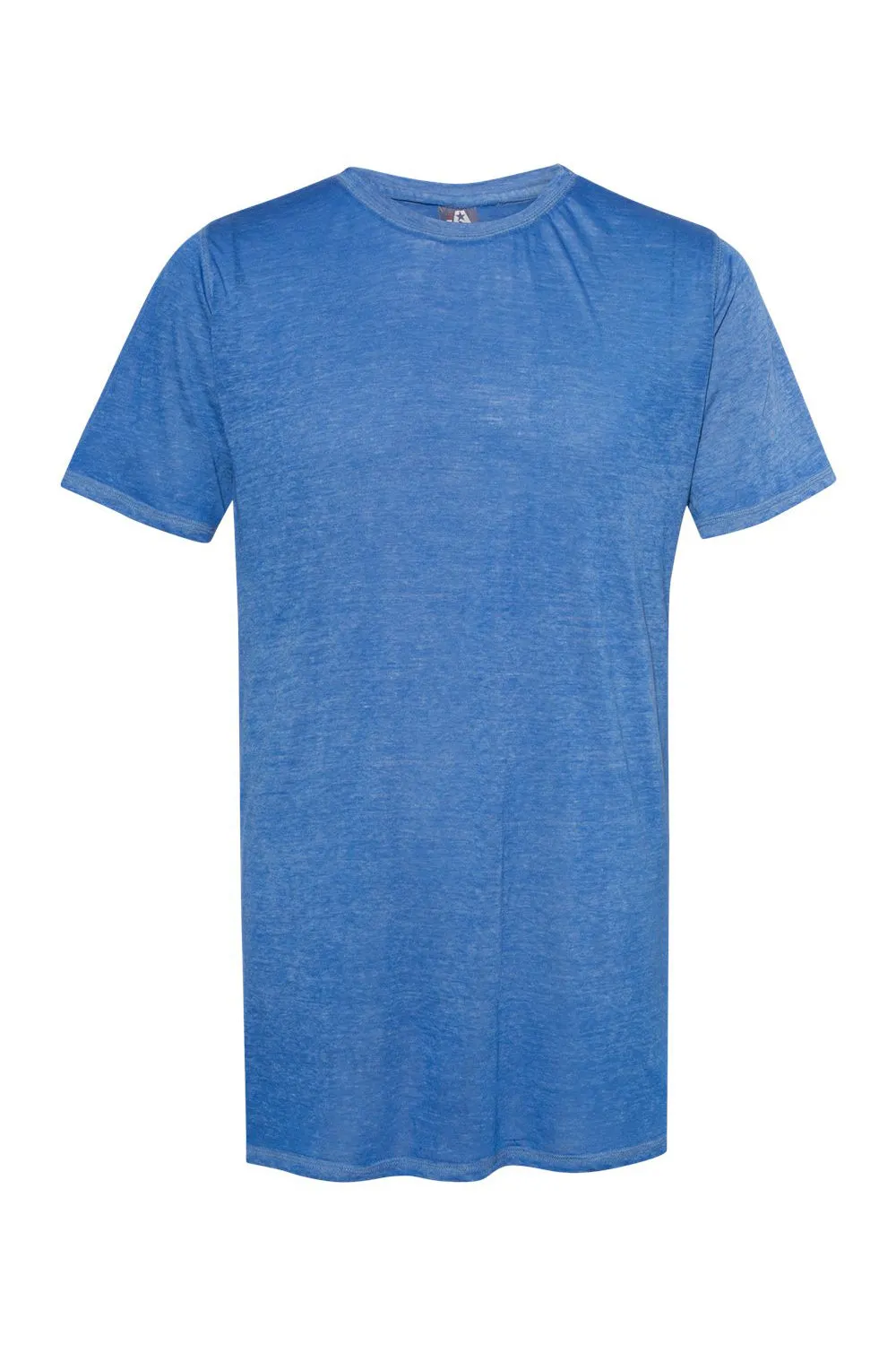 J America Mens Vintage Zen Jersey Short Sleeve Crewneck T-Shirt - Twisted Royal Blue