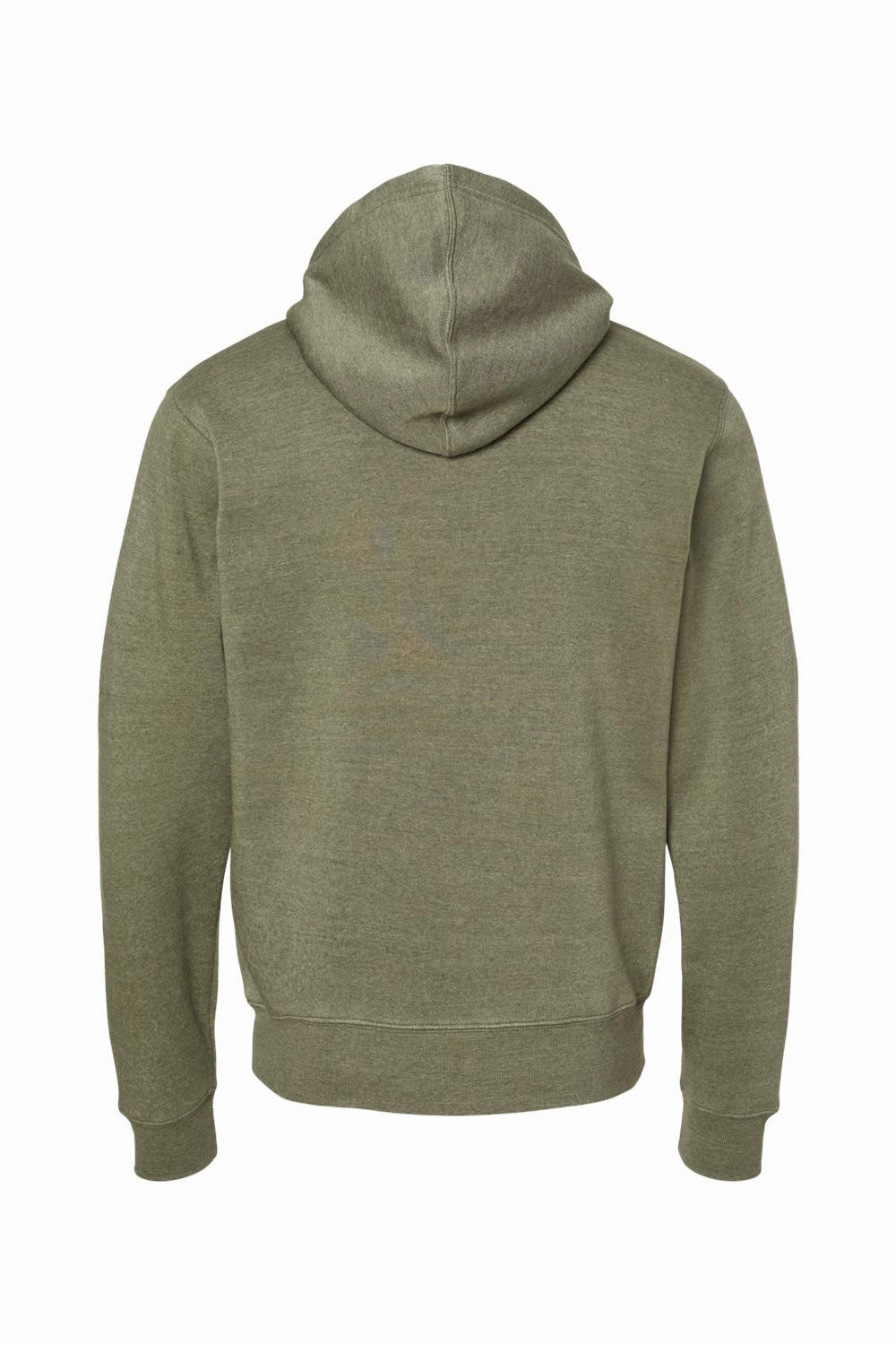 J America Mens Fleece Hooded Sweatshirt Hoodie w/ Pouch Pocket - Olive Green