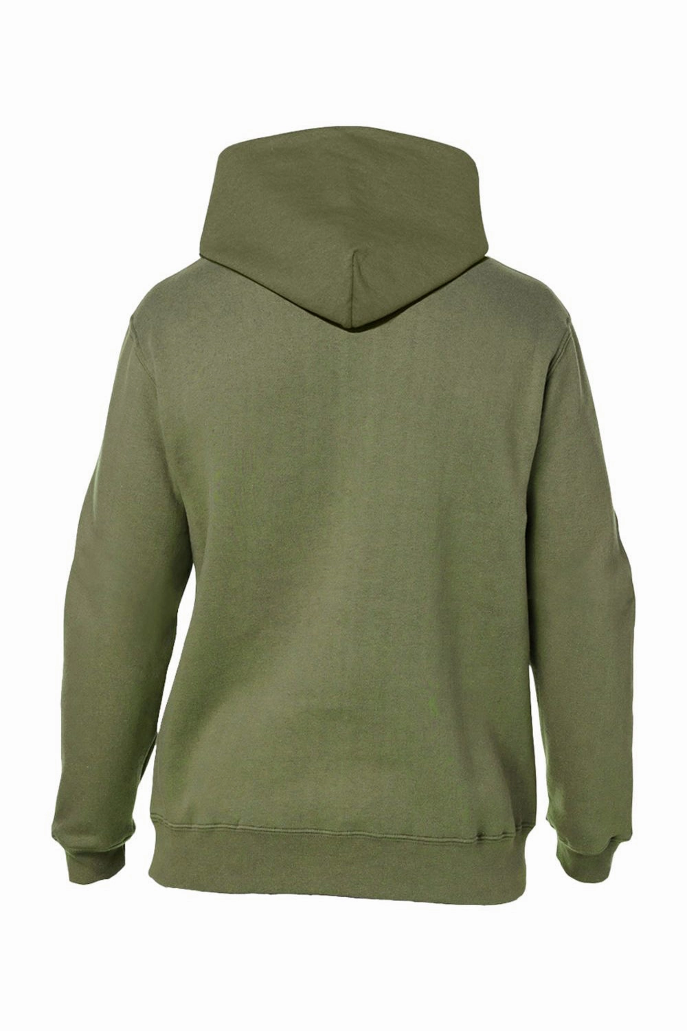 J America Mens Premium Fleece Hooded Sweatshirt Hoodie w/ Pouch Pocket - Military Green