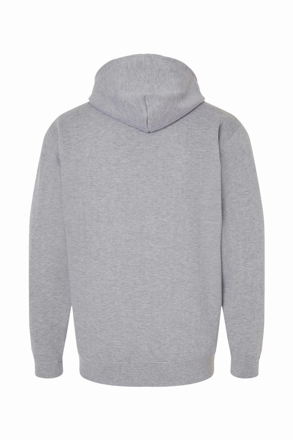 J America Mens Tailgate Fleece Hooded Sweatshirt Hoodie w/ Pouch Pocket - Oxford Grey