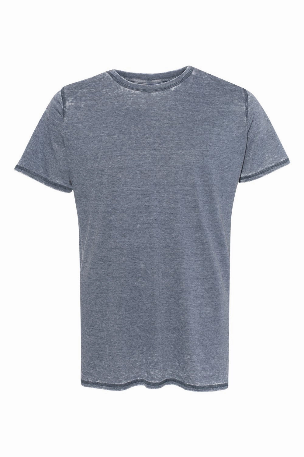 J America Mens Vintage Zen Jersey Short Sleeve Crewneck T-Shirt - Vintage Navy Blue
