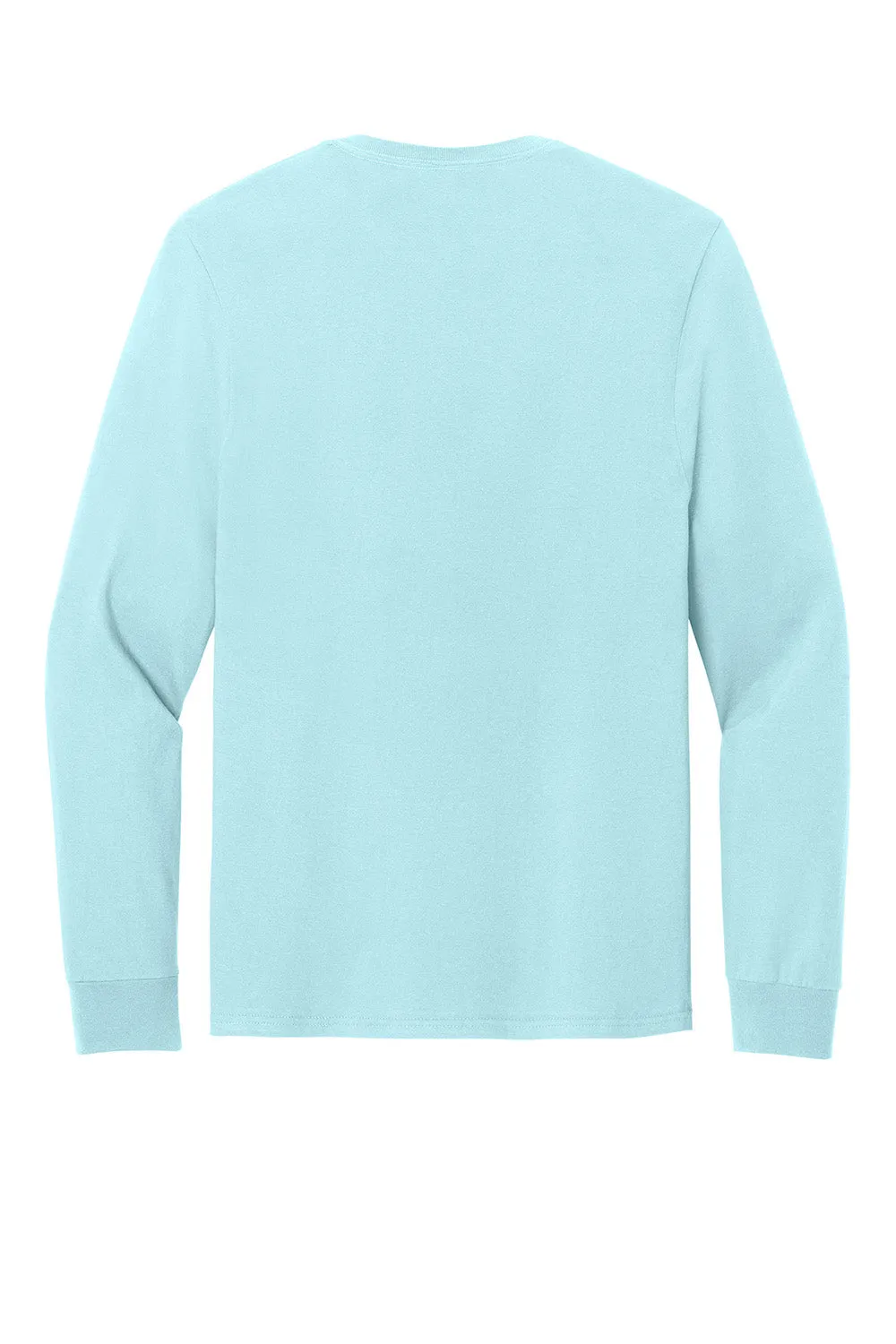Jerzees Mens Classics Long Sleeve Crewneck T-Shirt - Breezy Blue
