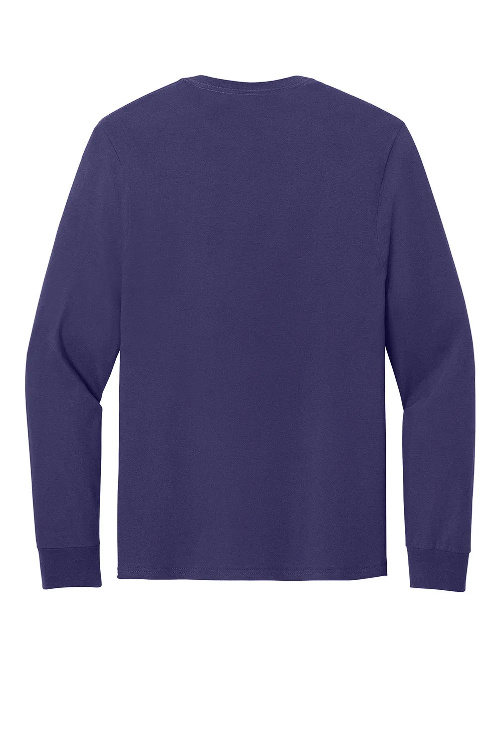 Jerzees Mens Classics Long Sleeve Crewneck T-Shirt - Deep Purple