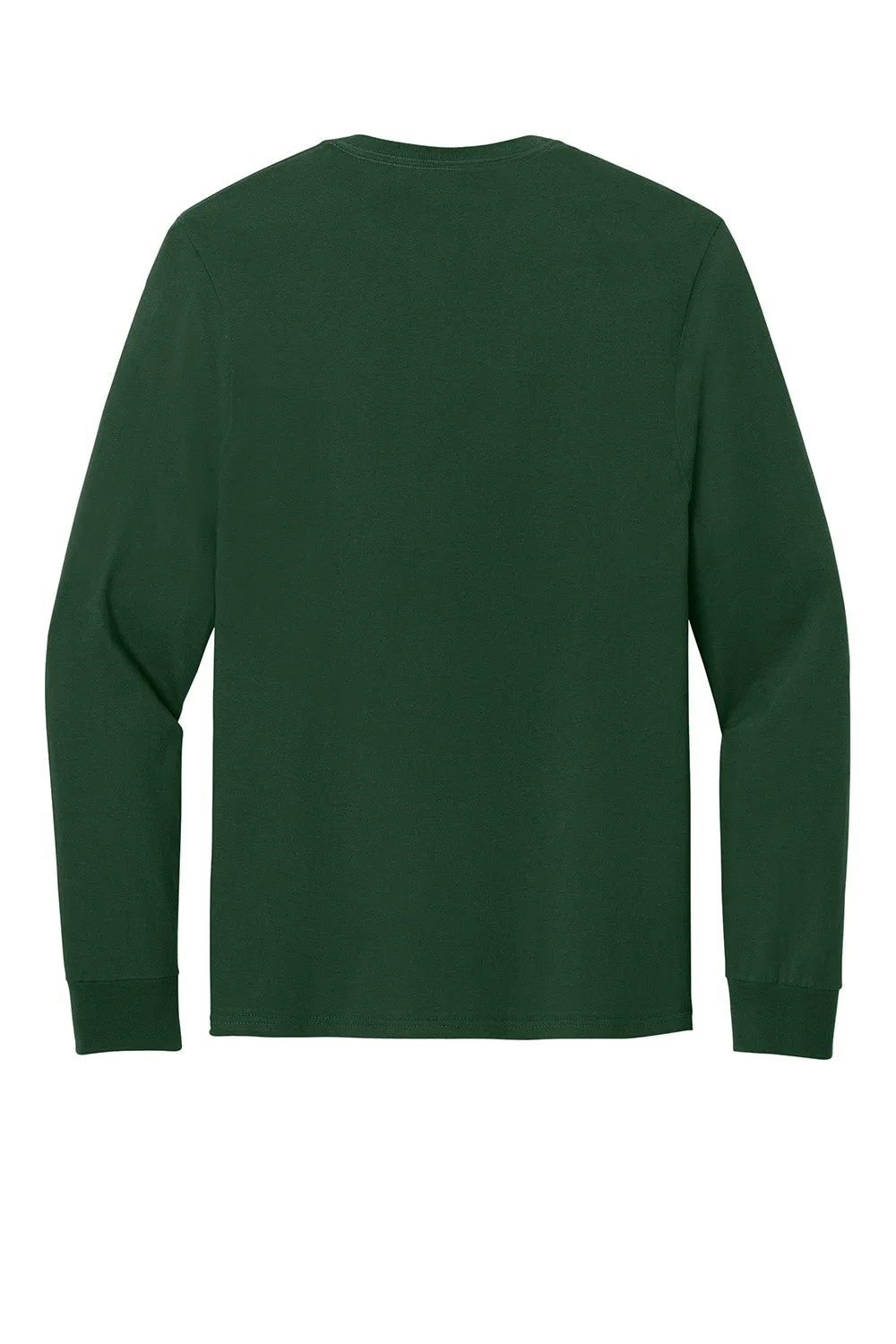 Jerzees Mens Classics Long Sleeve Crewneck T-Shirt - Forest Green