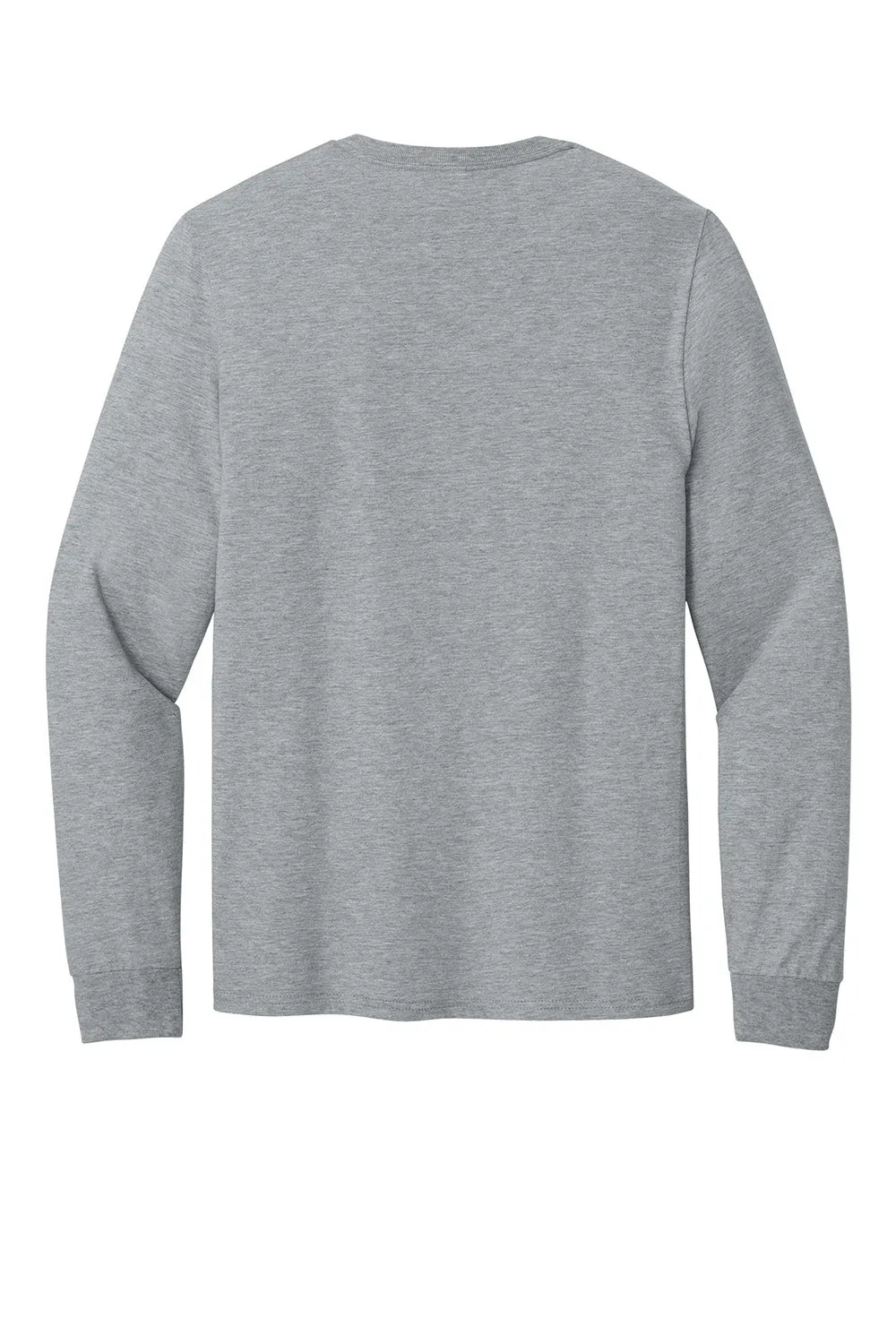 Jerzees Mens Classics Long Sleeve Crewneck T-Shirt - Heather Grey