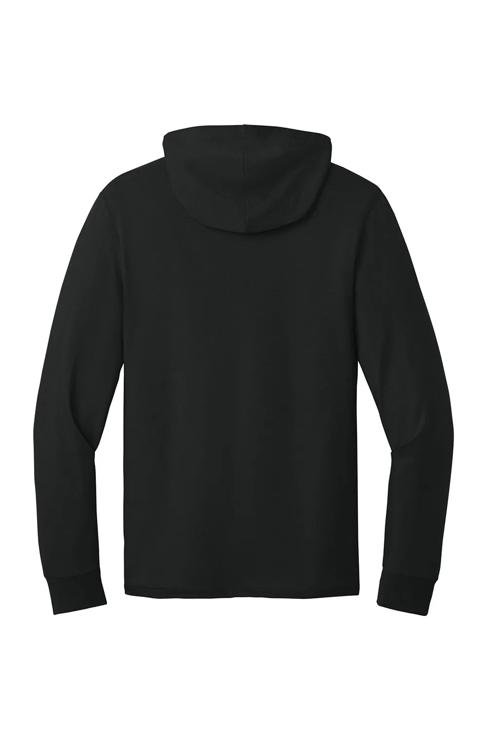 Jerzees Mens Classics Long Sleeve Hooded T-Shirt Hoodie - Black Ink