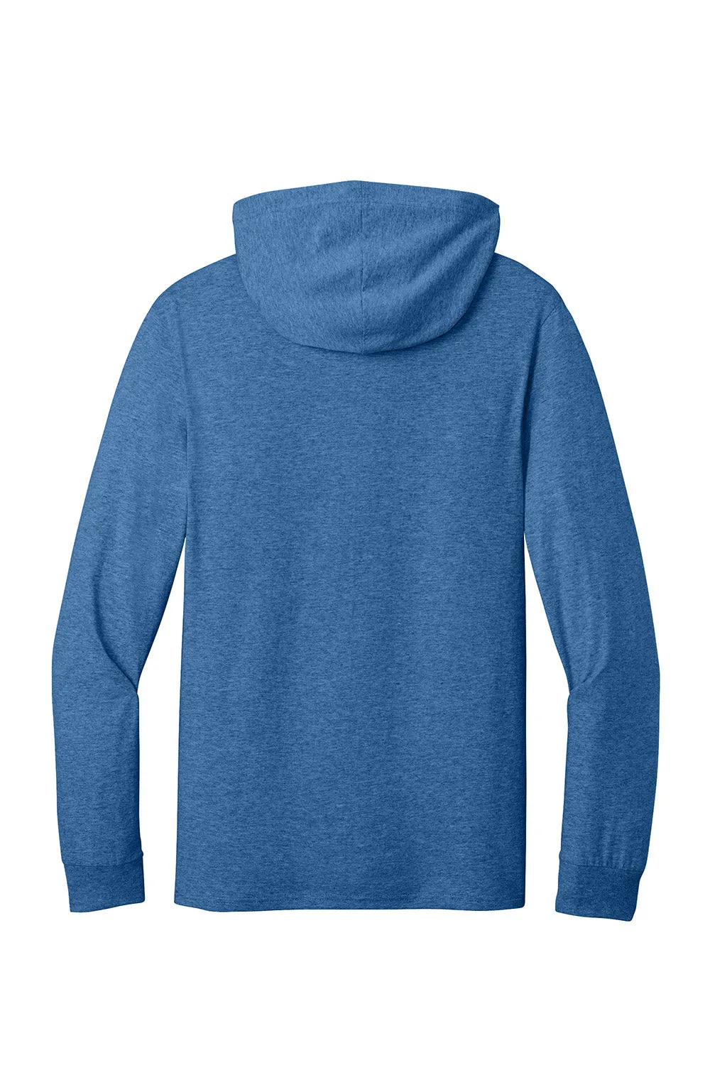 Jerzees Mens Classics Long Sleeve Hooded T-Shirt Hoodie - Heather Retro Royal Blue
