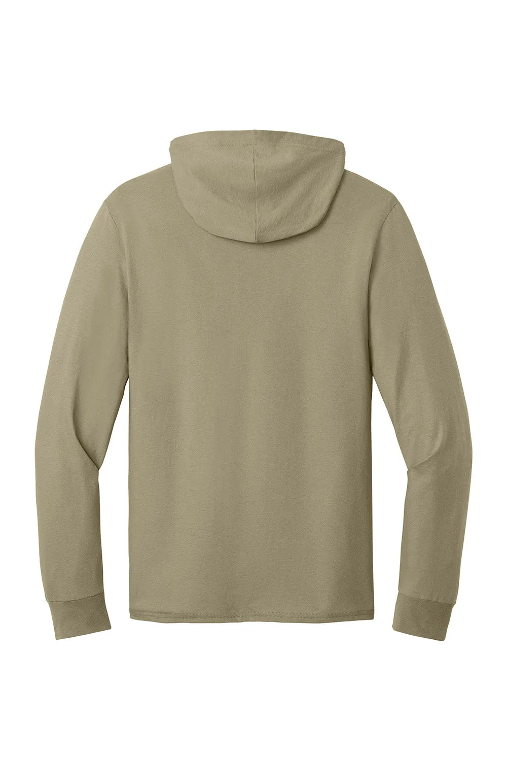 Jerzees Mens Classics Long Sleeve Hooded T-Shirt Hoodie - Khaki Brown