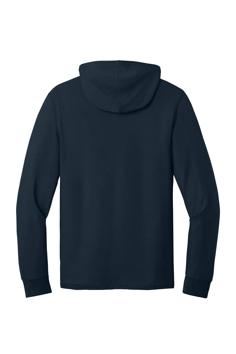 Jerzees Mens Classics Long Sleeve Hooded T-Shirt Hoodie - Navy Blue