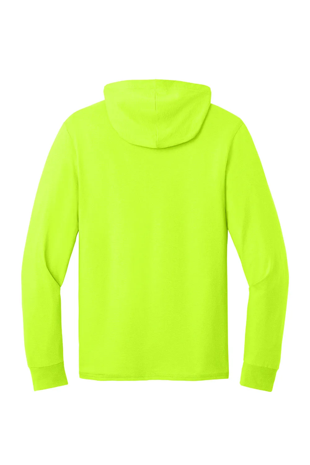 Jerzees Mens Classics Long Sleeve Hooded T-Shirt Hoodie - Safety Green