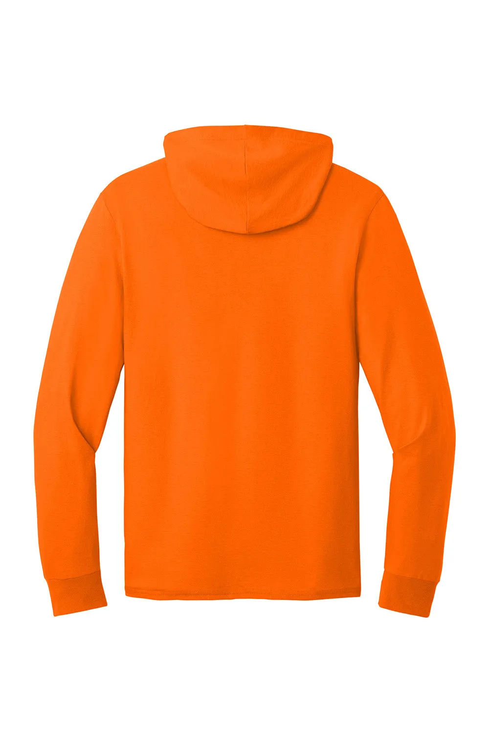 Jerzees Mens Classics Long Sleeve Hooded T-Shirt Hoodie - Safety Orange