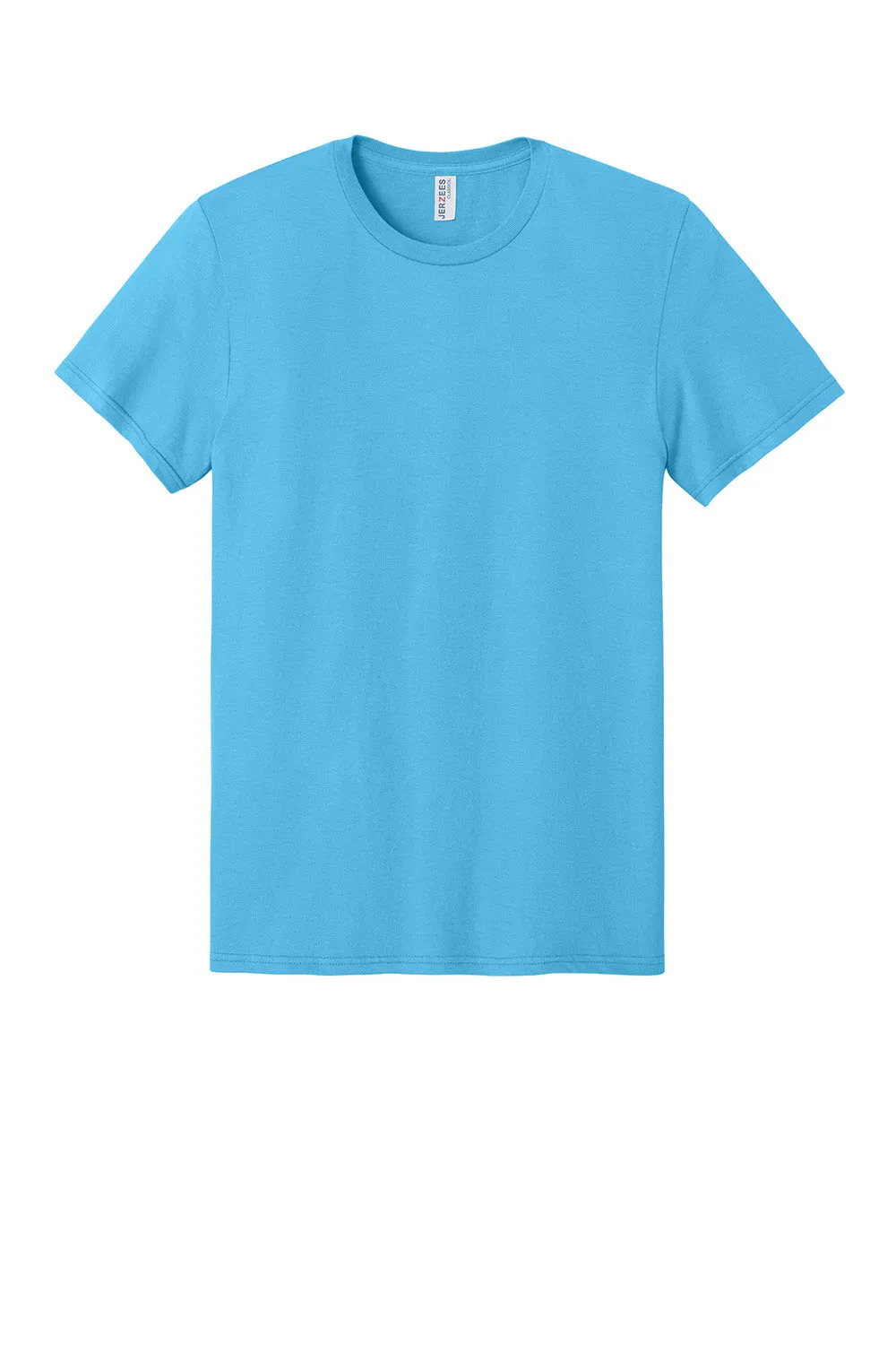 Jerzees Mens Classics Short Sleeve Crewneck T-Shirt - Aquatic Blue