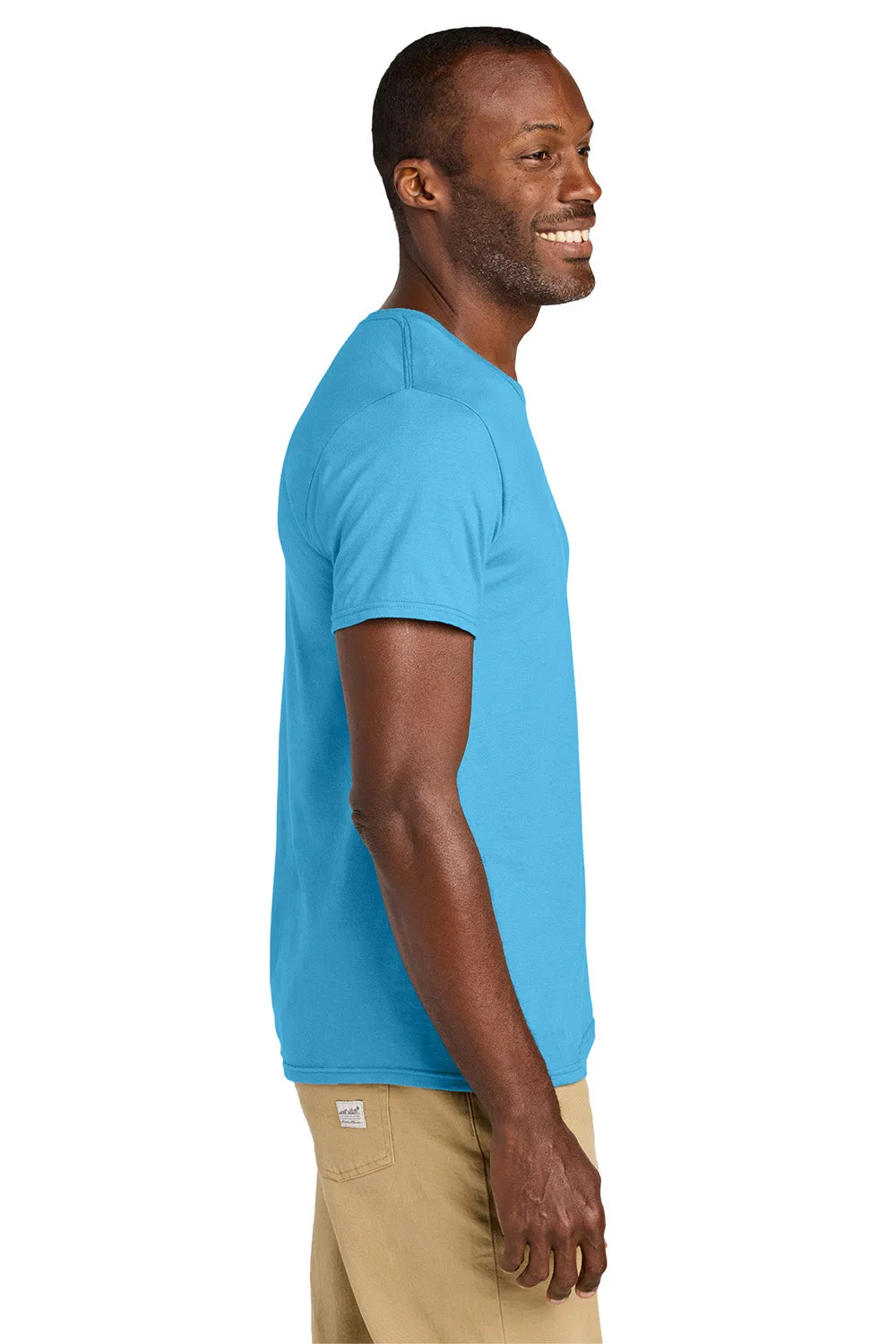 Jerzees Mens Classics Short Sleeve Crewneck T-Shirt - Aquatic Blue