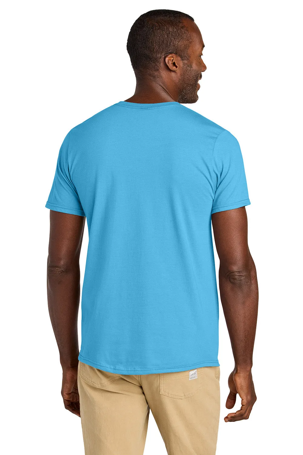 Jerzees Mens Classics Short Sleeve Crewneck T-Shirt - Aquatic Blue