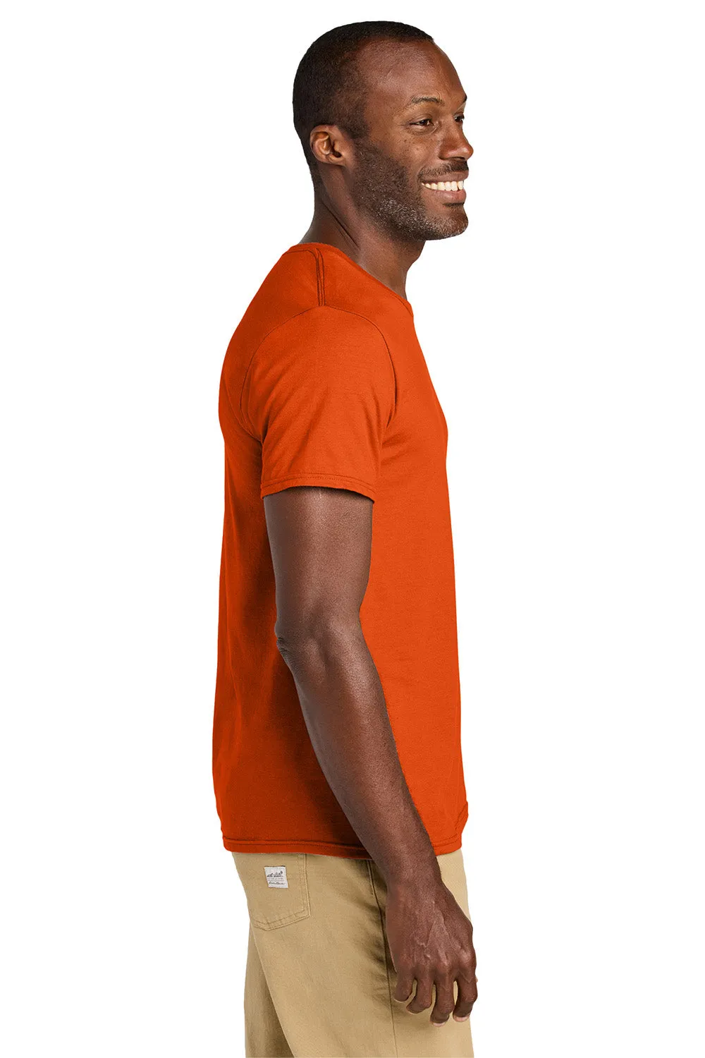 Jerzees Mens Classics Short Sleeve Crewneck T-Shirt - Burnt Orange