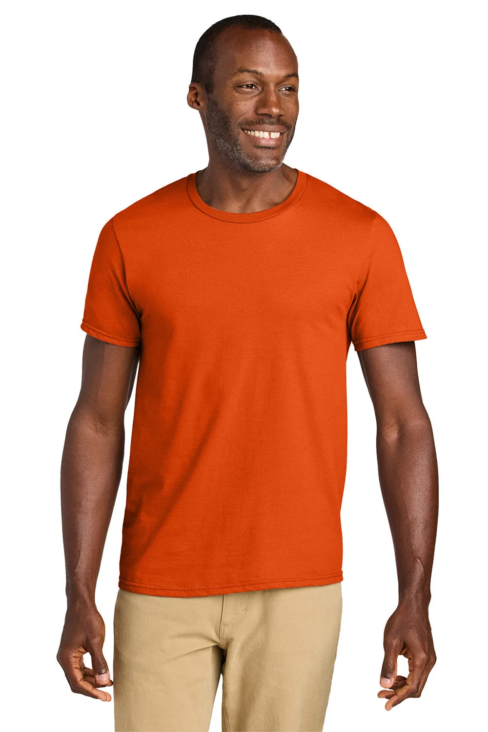 Jerzees Mens Classics Short Sleeve Crewneck T-Shirt - Burnt Orange