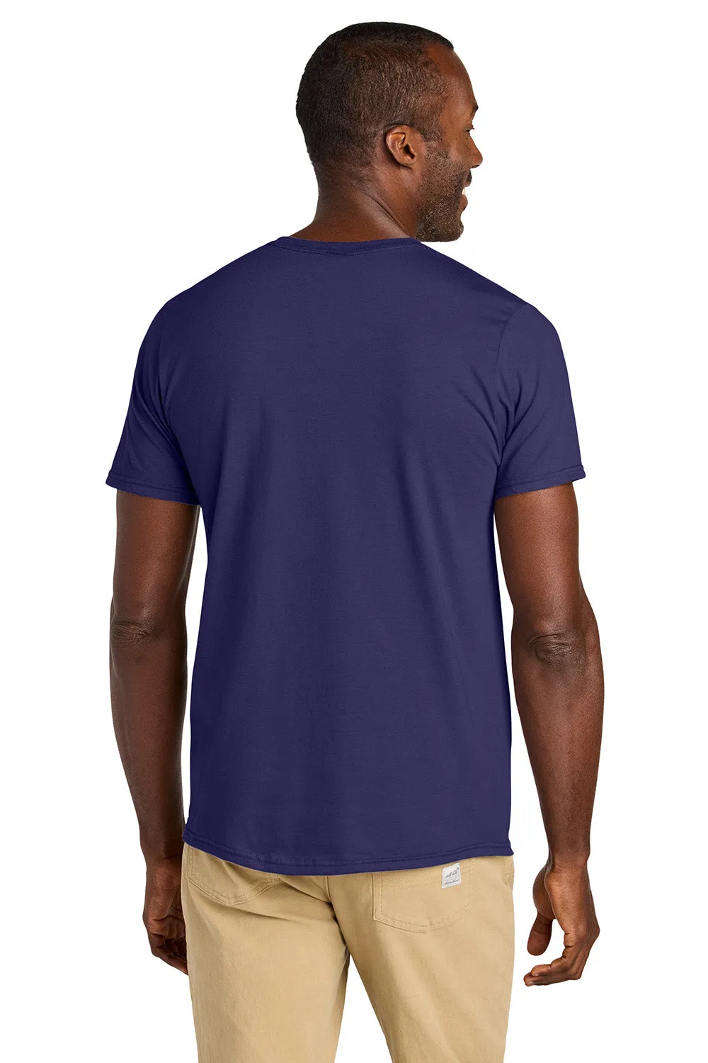 Jerzees Mens Classics Short Sleeve Crewneck T-Shirt - Deep Purple