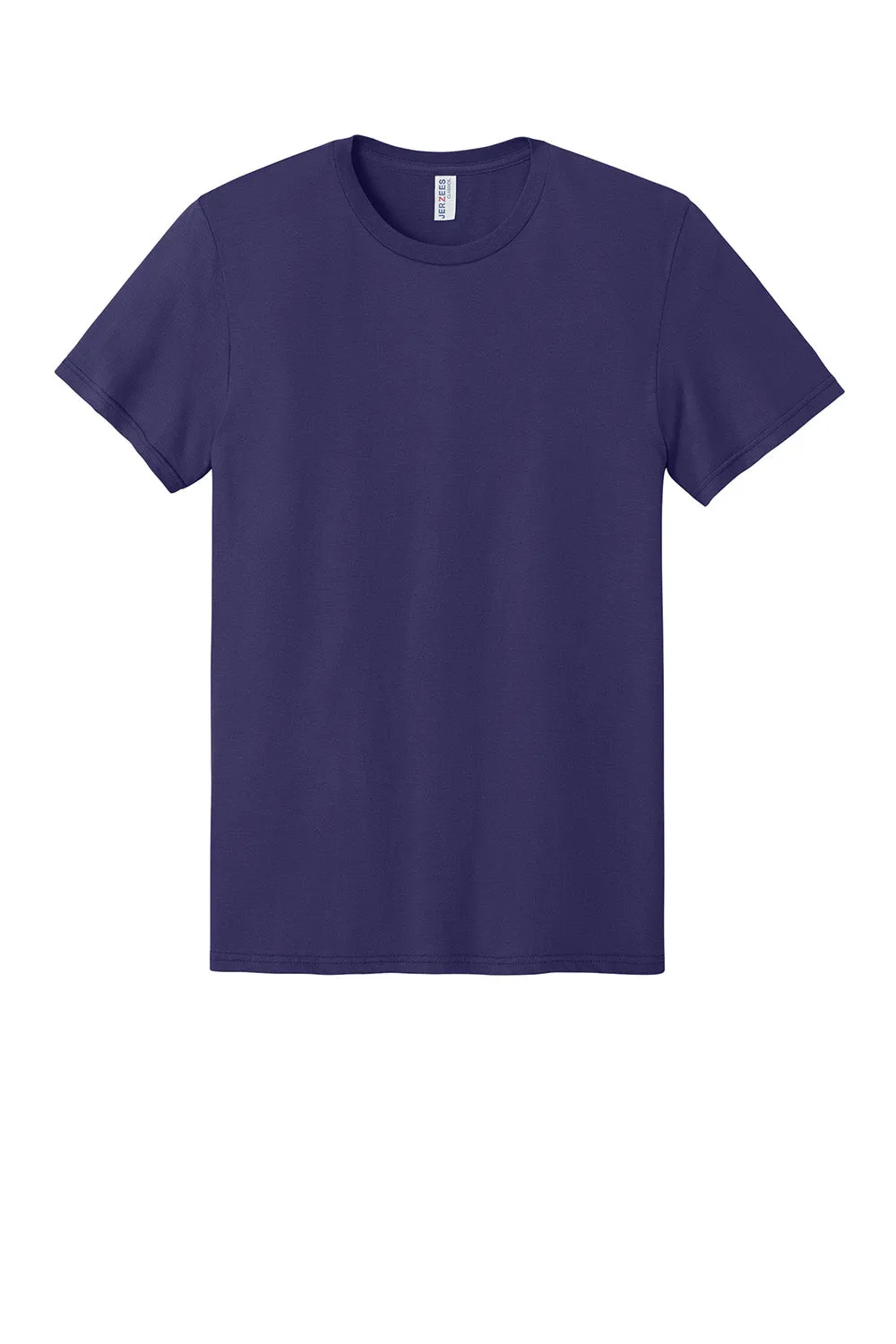 Jerzees Mens Classics Short Sleeve Crewneck T-Shirt - Deep Purple