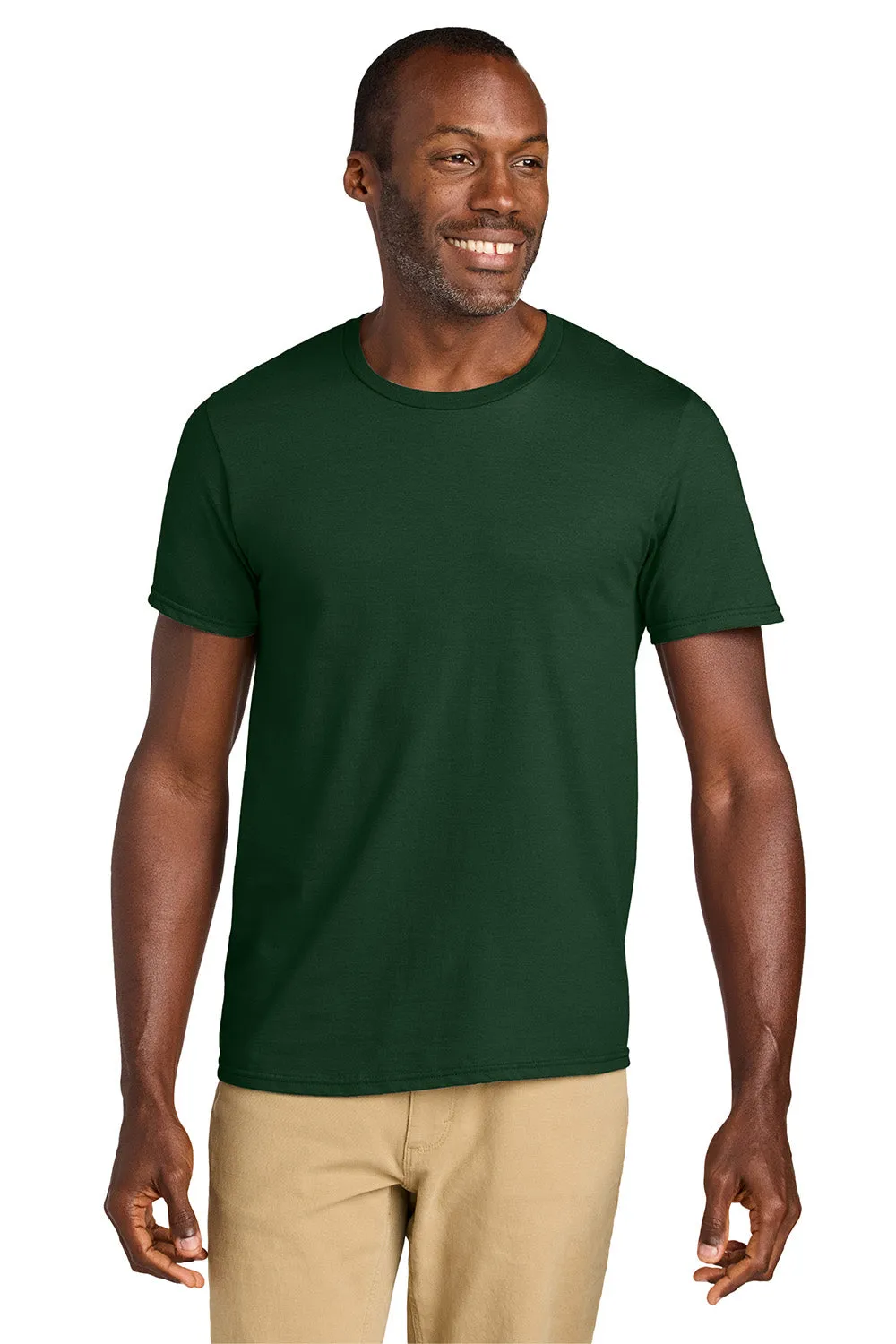 Jerzees Mens Classics Short Sleeve Crewneck T-Shirt - Forest Green
