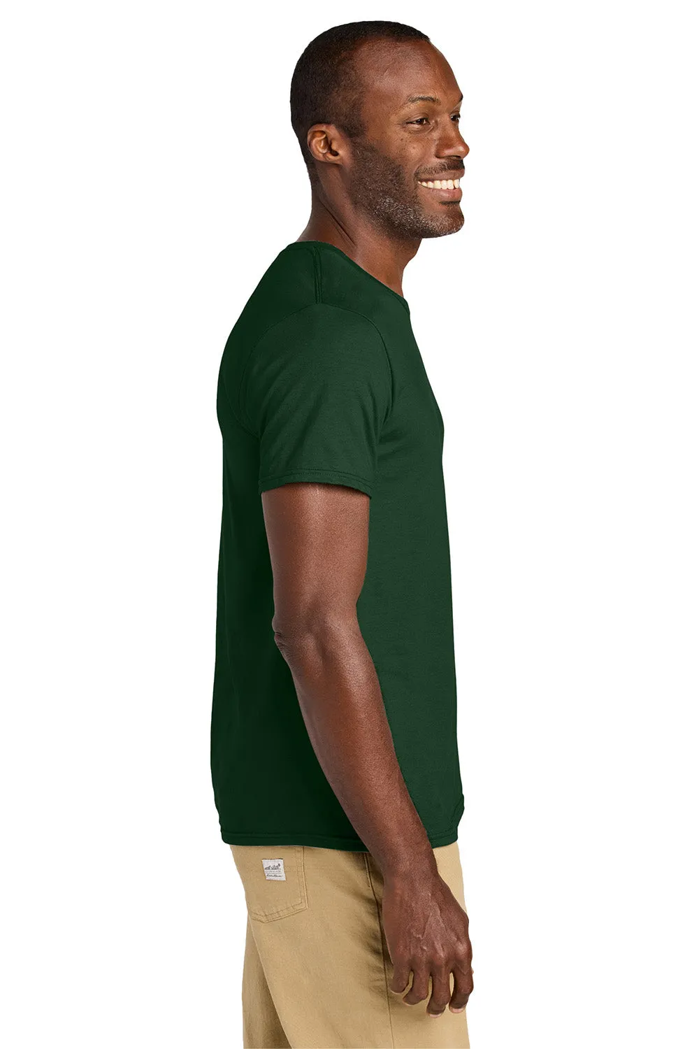 Jerzees Mens Classics Short Sleeve Crewneck T-Shirt - Forest Green