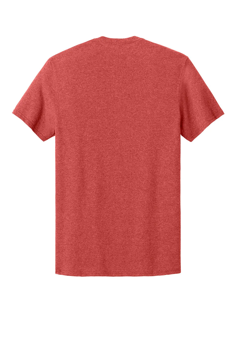 Jerzees Mens Classics Short Sleeve Crewneck T-Shirt - Heather Fiery Red