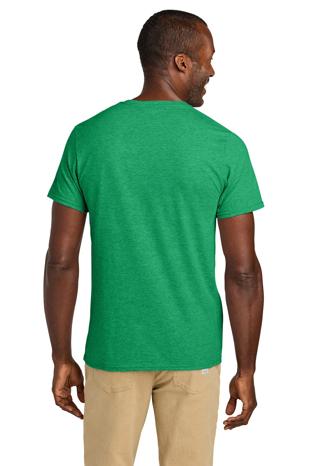 Jerzees Mens Classics Short Sleeve Crewneck T-Shirt - Heather Retro Green