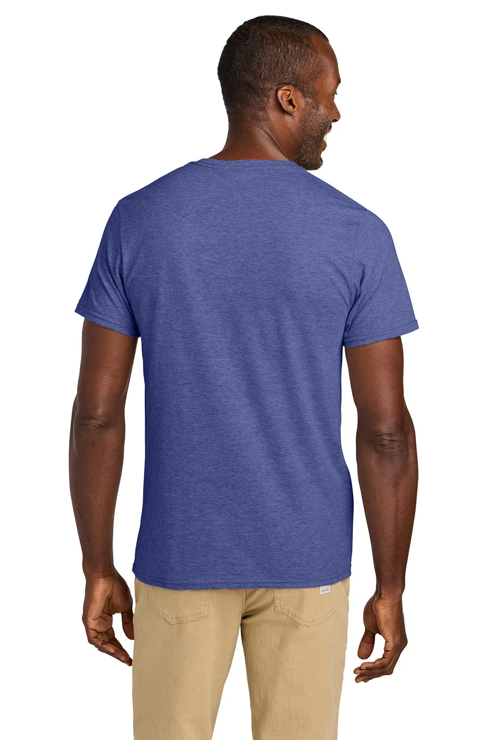 Jerzees Mens Classics Short Sleeve Crewneck T-Shirt - Heather Retro Purple
