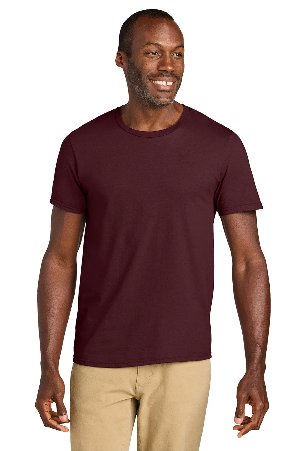 Jerzees Mens Classics Short Sleeve Crewneck T-Shirt - Maroon