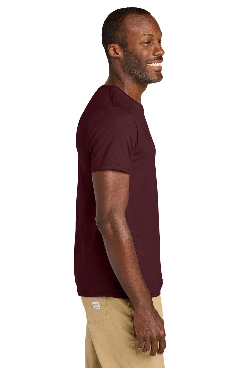 Jerzees Mens Classics Short Sleeve Crewneck T-Shirt - Maroon