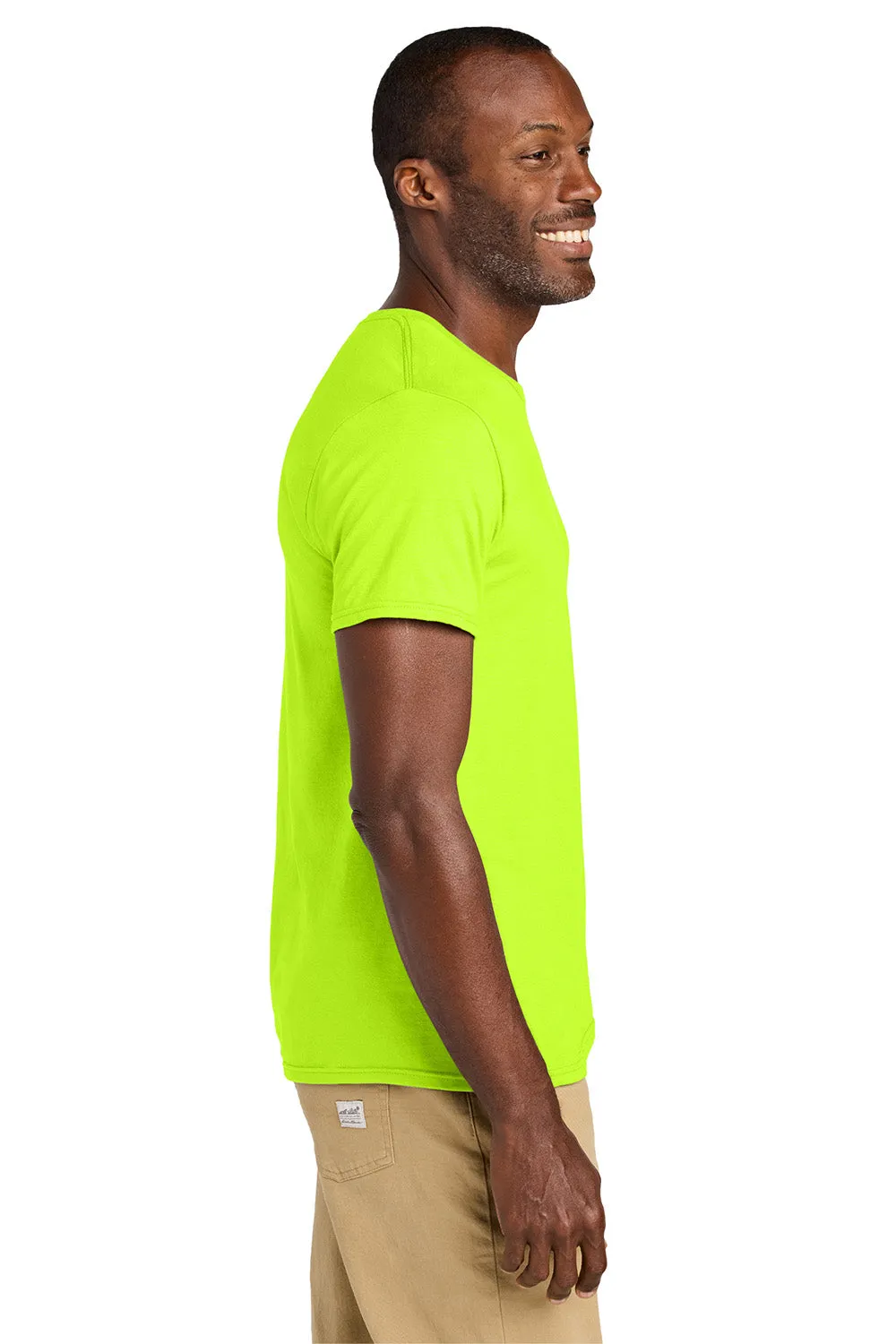 Jerzees Mens Classics Short Sleeve Crewneck T-Shirt - Safety Green