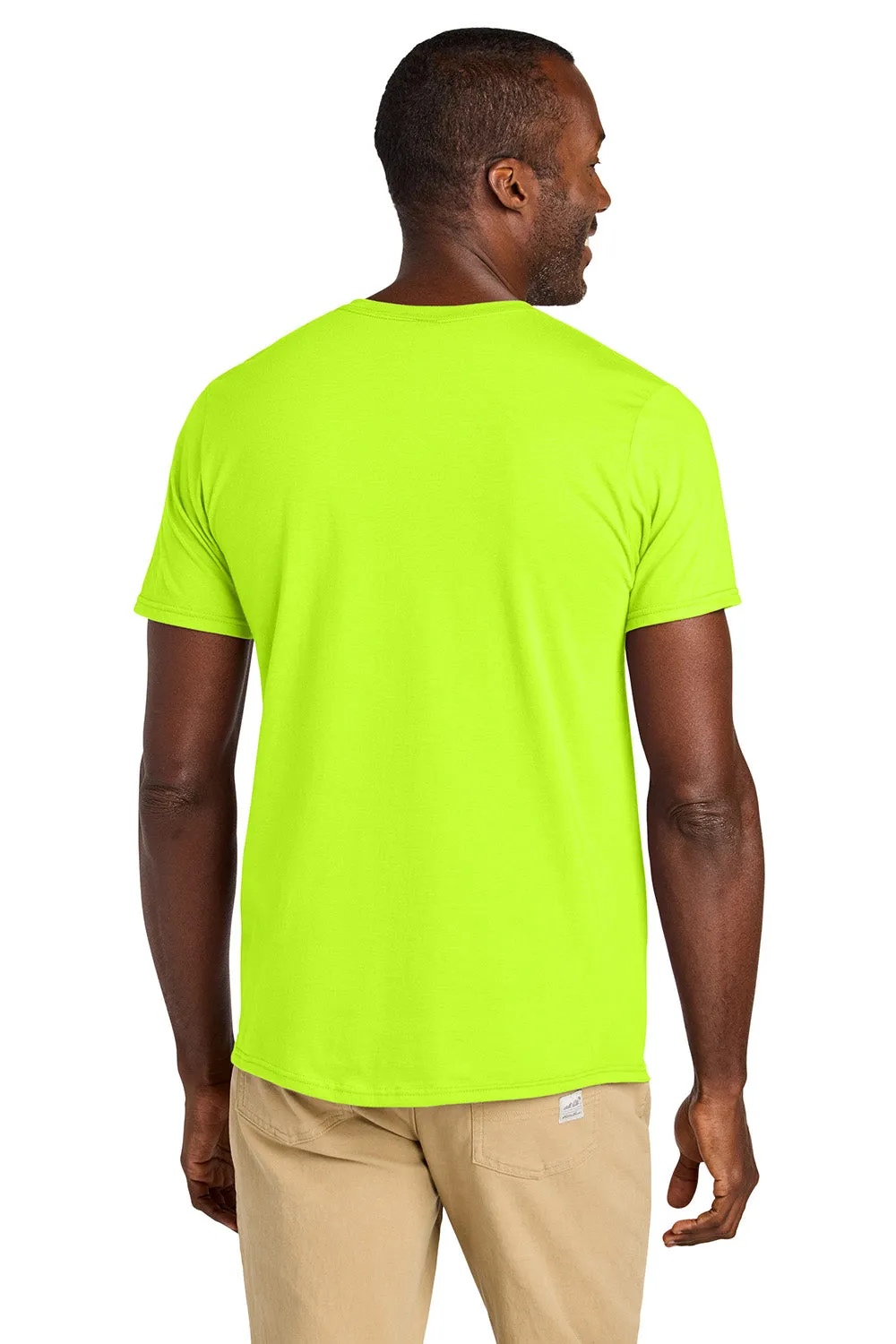 Jerzees Mens Classics Short Sleeve Crewneck T-Shirt - Safety Green