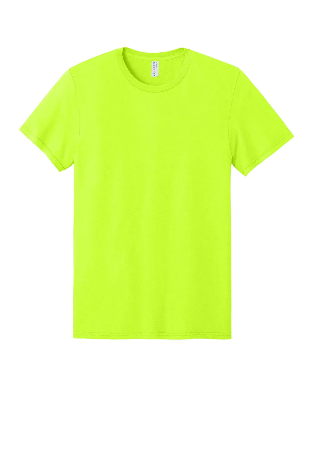 Jerzees Mens Classics Short Sleeve Crewneck T-Shirt - Safety Green