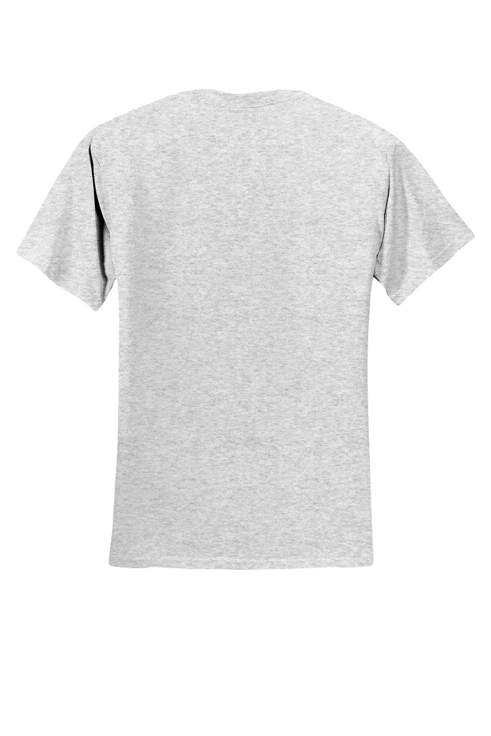 Jerzees Mens Dri-Power Moisture Wicking Short Sleeve Crewneck T-Shirt - Ash Grey