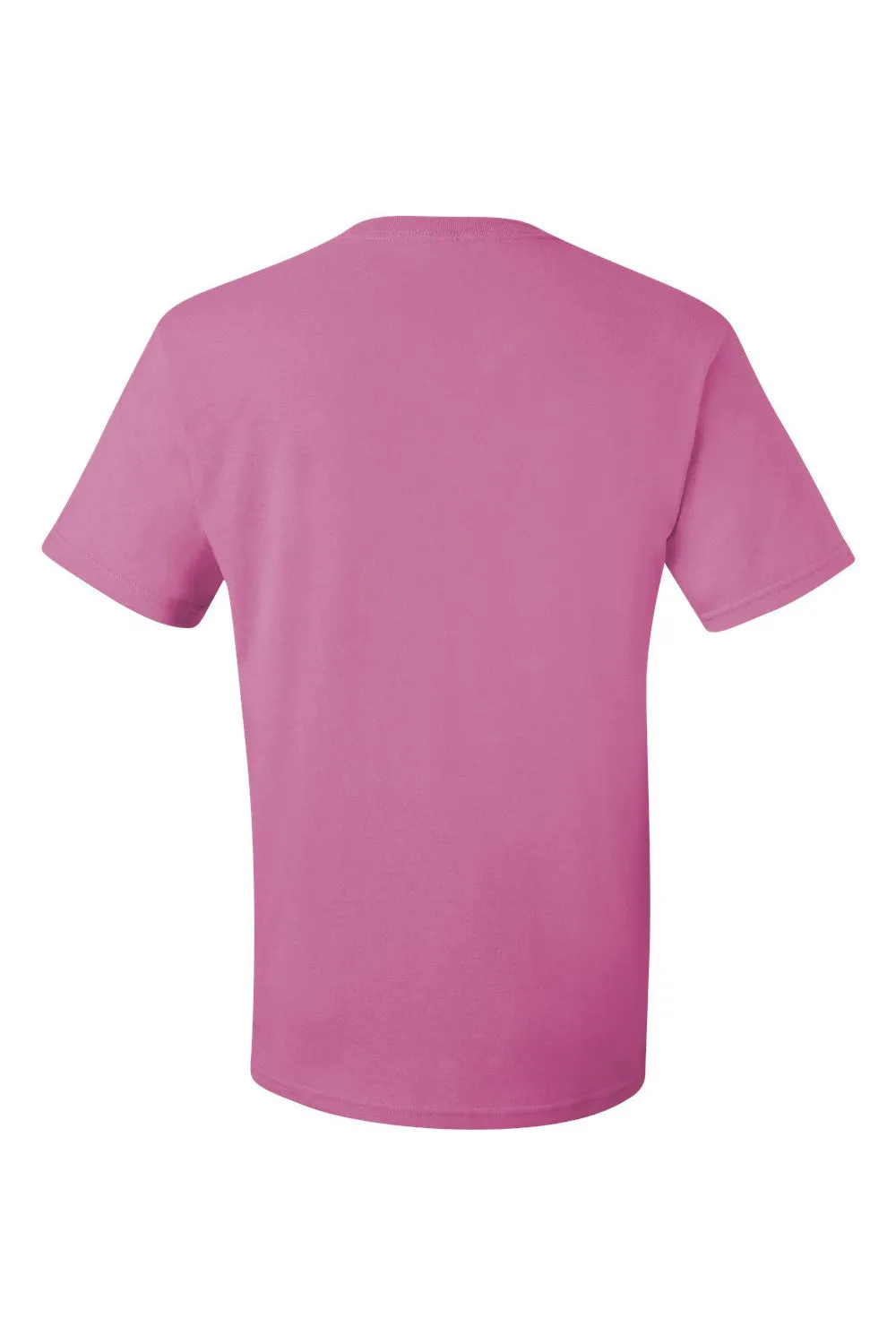 Jerzees Mens Dri-Power Moisture Wicking Short Sleeve Crewneck T-Shirt - Azalea Pink