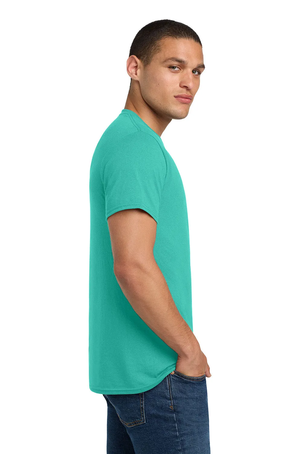 Jerzees Mens Dri-Power Moisture Wicking Short Sleeve Crewneck T-Shirt - Cool Mint Green