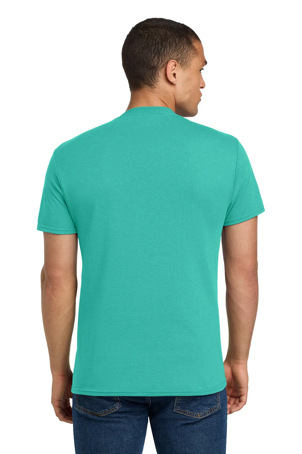 Jerzees Mens Dri-Power Moisture Wicking Short Sleeve Crewneck T-Shirt - Cool Mint Green