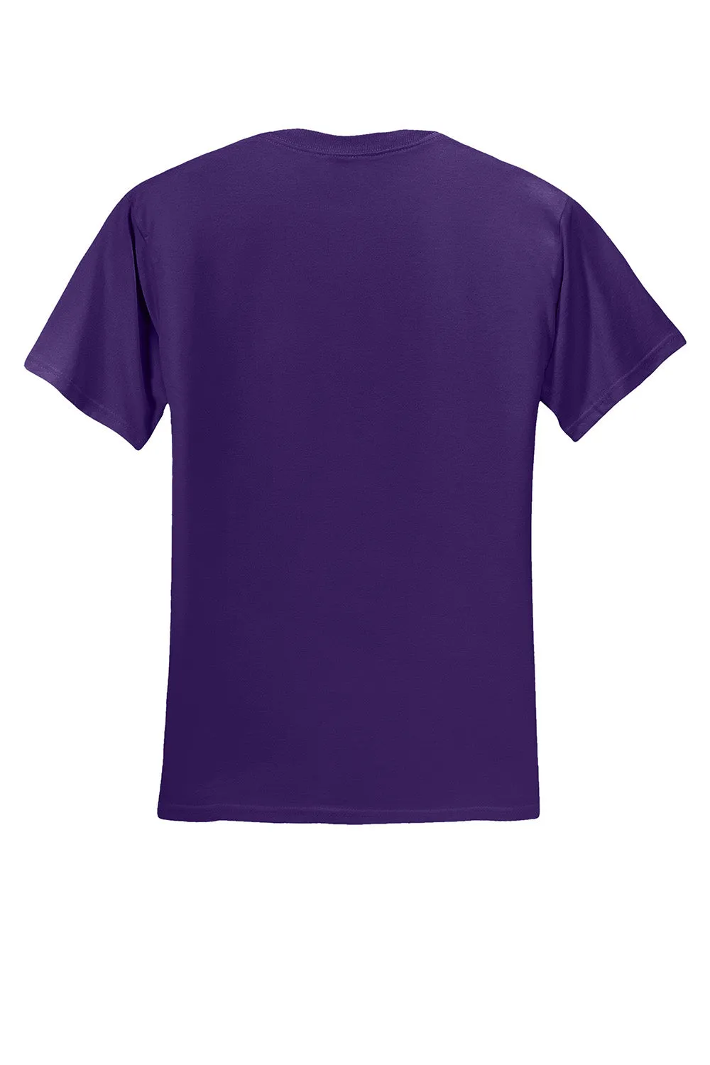 Jerzees Mens Dri-Power Moisture Wicking Short Sleeve Crewneck T-Shirt - Deep Purple