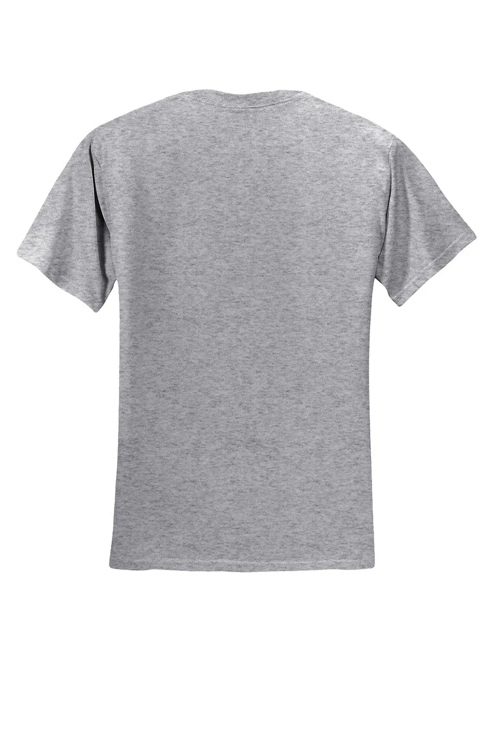 Jerzees Mens Dri-Power Moisture Wicking Short Sleeve Crewneck T-Shirt - Heather Grey