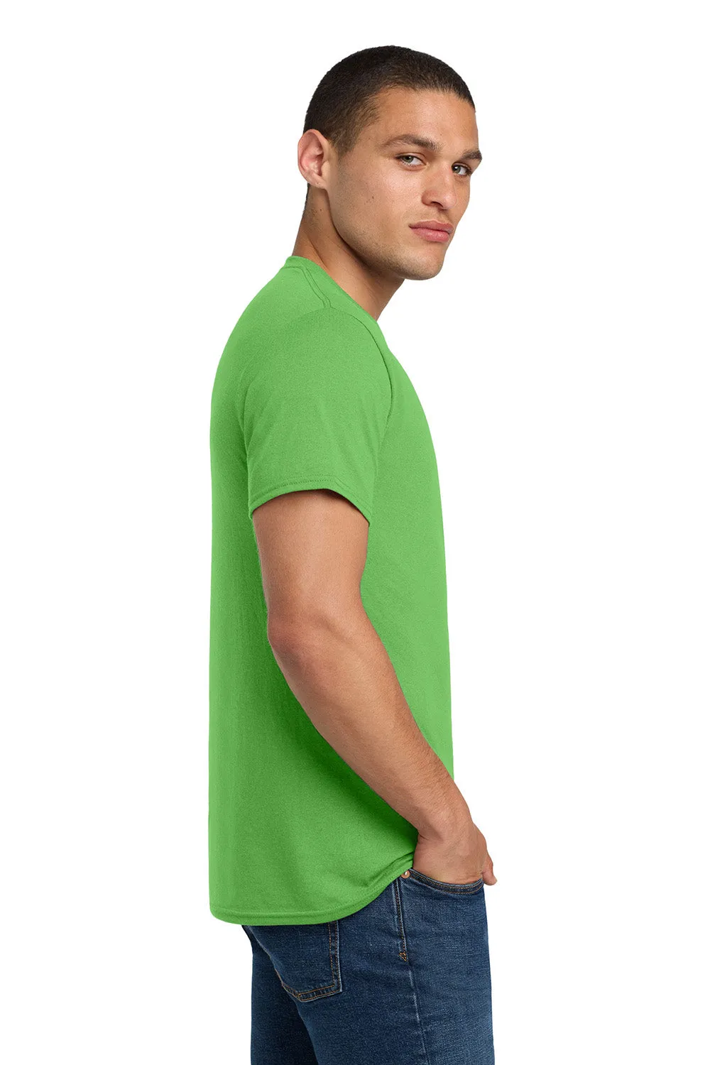 Jerzees Mens Dri-Power Moisture Wicking Short Sleeve Crewneck T-Shirt - Kiwi Green